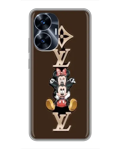Чехол для Realme C55 с картинкой «LV и Микки Маус» Чехол для Realme C55 с картинкой «LV и Микки Маус»