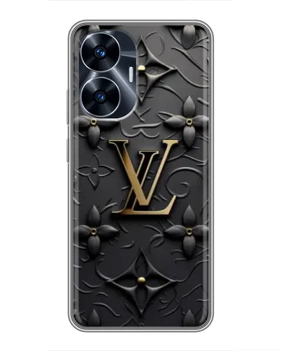 Чехол для Realme C55 с картинкой «Кожаная текстура LV» Чехол для Realme C55 с картинкой «Кожаная текстура LV»