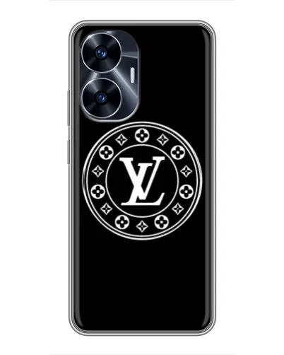 Чехол для Realme C55 с картинкой «LV — печать стиля» Чехол для Realme C55 с картинкой «LV — печать стиля»
