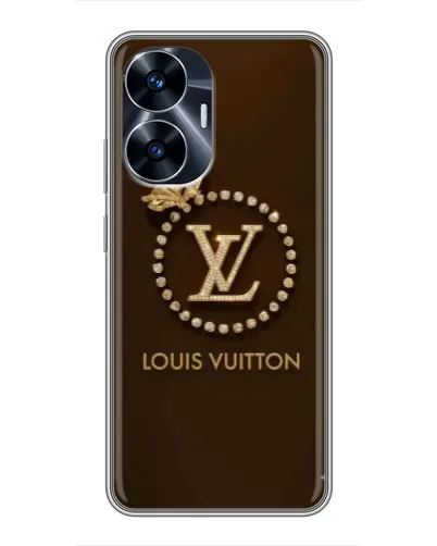 Чехол для Realme C55 с картинкой «LV — золотая печать» Чехол для Realme C55 с картинкой «LV — золотая печать»