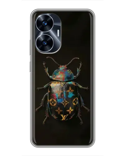 Чехол для Realme C55 с картинкой «LV — мраморный принт» Чехол для Realme C55 с картинкой «LV — мраморный принт»
