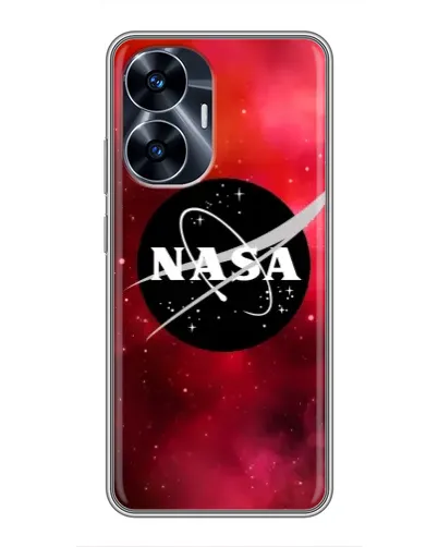 Чехол для Realme C55 с картинкой «NASA — красная туманность» Чехол для Realme C55 с картинкой «NASA — красная туманность»