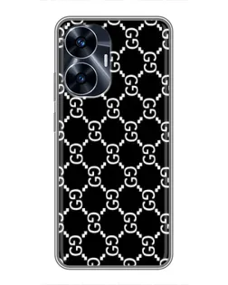 Чохол для Realme C55 з картинкою «Gucci — сітчастий паттерн»
