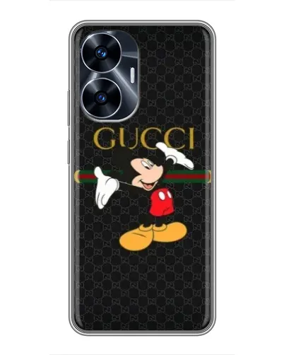 Чехол для Realme C55 с картинкой «Микки Маус Gucci» Чехол для Realme C55 с картинкой «Микки Маус Gucci»