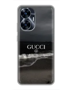 Чохол для Realme C55 з картинкою «Gucci — морський прибій»