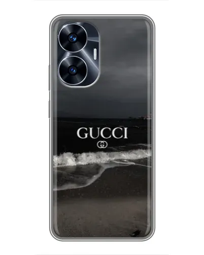 Чехол для Realme C55 с картинкой «Gucci — морской прибой» Чехол для Realme C55 с картинкой «Gucci — морской прибой»