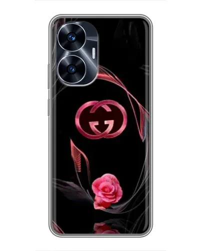 Чехол для Realme C55 с картинкой «Gucci — неоновая роза» Чехол для Realme C55 с картинкой «Gucci — неоновая роза»