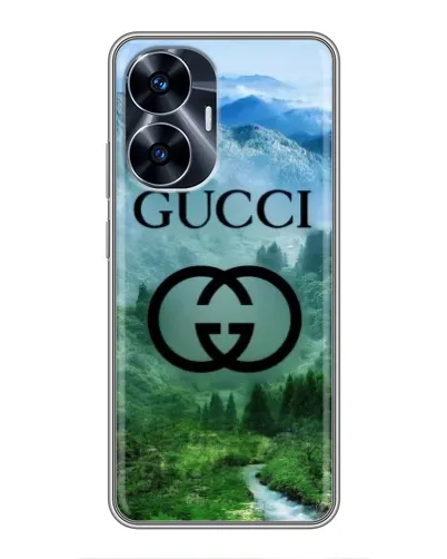 Чехол для Realme C55 с картинкой «Gucci — горный пейзаж» Чехол для Realme C55 с картинкой «Gucci — горный пейзаж»