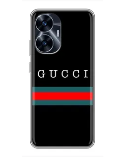 Чохол для Realme C55 з картинкою «Gucci — червоний пояс»