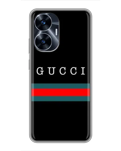 Чехол для Realme C55 с картинкой «Gucci — красный пояс» Чехол для Realme C55 с картинкой «Gucci — красный пояс»