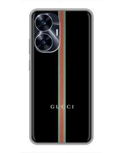Чохол для Realme C55 з картинкою «Gucci — строга лінія»