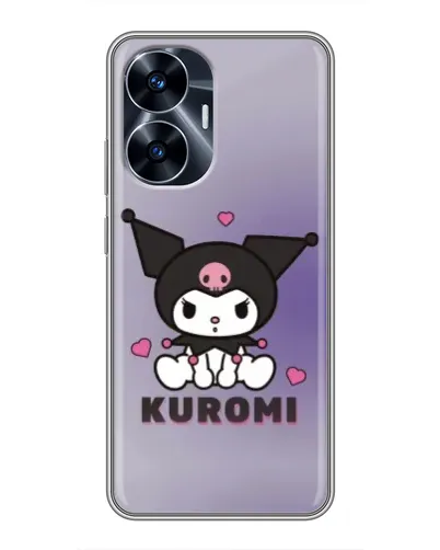Чохол для Realme C55 з картинкою «Kuromi — фіолетовий арт» Чохол для Realme C55 з картинкою «Kuromi — фіолетовий арт»