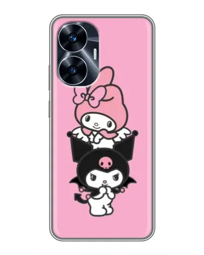 Чохол для Realme C55 з картинкою «My Melody та Kuromi» Чохол для Realme C55 з картинкою «My Melody та Kuromi»