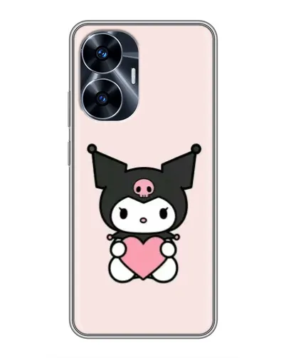 Чохол для Realme C55 з картинкою «Kuromi та серце» Чохол для Realme C55 з картинкою «Kuromi та серце»