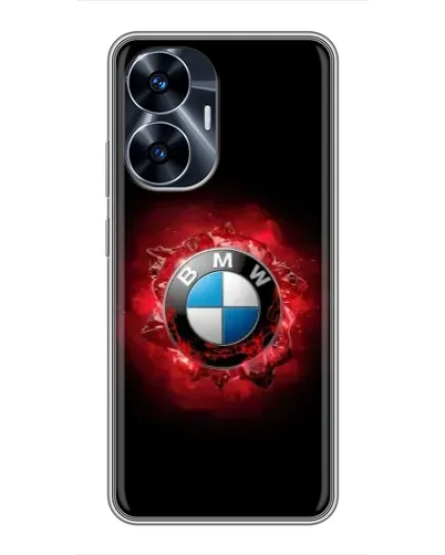 Чохол для Realme C55 з картинкою «Логотип BMW — спалах» Чохол для Realme C55 з картинкою «Логотип BMW — спалах»
