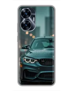 Чохол для Realme C55 з картинкою «BMW у вогнях міста» Чохол для Realme C55 з картинкою «BMW у вогнях міста»