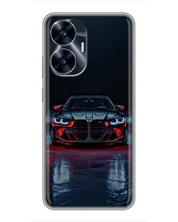 Чохол для Realme C55 з картинкою «BMW на мокрій дорозі» Чохол для Realme C55 з картинкою «BMW на мокрій дорозі»