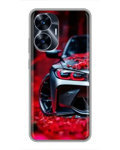 Чохол для Realme C55 з картинкою «Спортивна BMW та квіти» Чохол для Realme C55 з картинкою «Спортивна BMW та квіти»