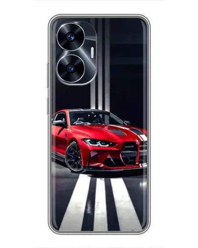 Чохол для Realme C55 з картинкою «Червона BMW на дорозі» Чохол для Realme C55 з картинкою «Червона BMW на дорозі»