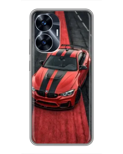 Чохол для Realme C55 з картинкою «BMW на червоній доріжці» Чохол для Realme C55 з картинкою «BMW на червоній доріжці»