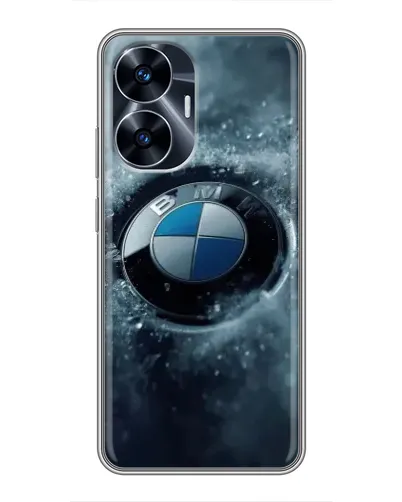 Чохол для Realme C55 з картинкою «Логотип BMW — лід» Чохол для Realme C55 з картинкою «Логотип BMW — лід»