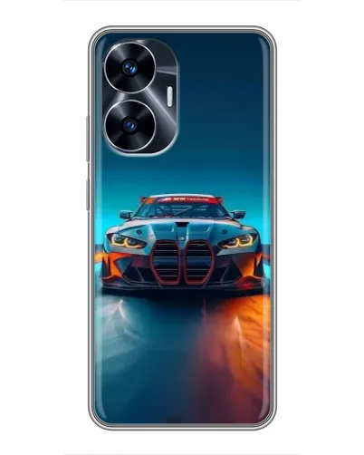 Чохол для Realme C55 з картинкою «BMW — вогні неону» Чохол для Realme C55 з картинкою «BMW — вогні неону»