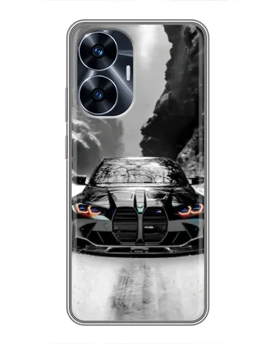 Чохол для Realme C55 з картинкою «BMW — акварельний дрифт» Чохол для Realme C55 з картинкою «BMW — акварельний дрифт»