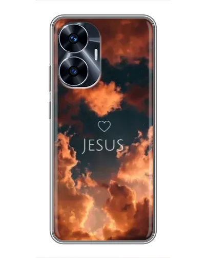 Чехол для Realme C55 с картинкой «Сияние Имени Jesus» Чехол для Realme C55 с картинкой «Сияние Имени Jesus»