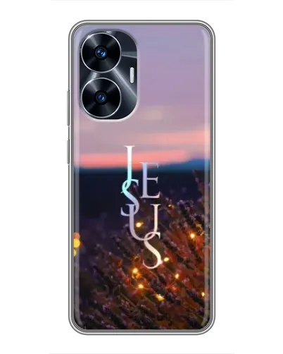 Чехол для Realme C55 с картинкой «Свет Божий ночью» Чехол для Realme C55 с картинкой «Свет Божий ночью»