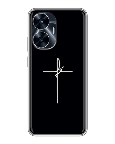 Чехол для Realme C55 с картинкой «Тонкий крест» Чехол для Realme C55 с картинкой «Тонкий крест»