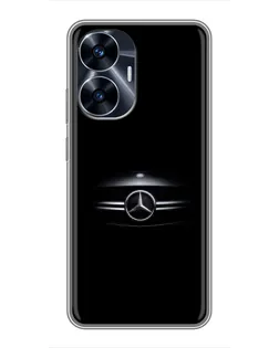 Чохол для Realme C55 з картинкою «Mercedes — абстрактні лінії» Чохол для Realme C55 з картинкою «Mercedes — абстрактні лінії»