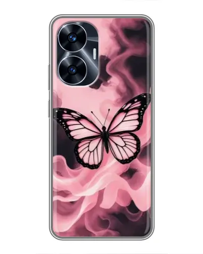 Чехол для Realme C55 с картинкой «Бабочка в дыму» Чехол для Realme C55 с картинкой «Бабочка в дыму»