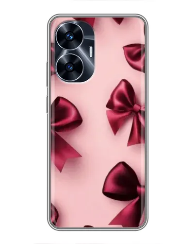 Чехол для Realme C55 с картинкой «Бордовый атлас» Чехол для Realme C55 с картинкой «Бордовый атлас»