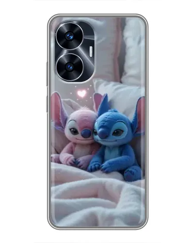 Чехол для Realme C55 с картинкой «Плюшевые Стич Ангел» Чехол для Realme C55 с картинкой «Плюшевые Стич Ангел»