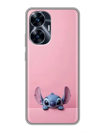 Чехол для Realme C55 с картинкой «Stitch выглядывает» Чехол для Realme C55 с картинкой «Stitch выглядывает»