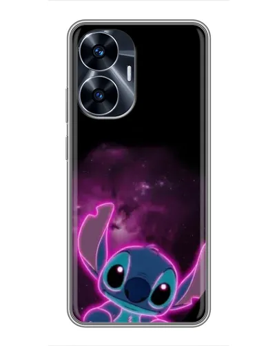 Чехол для Realme C55 с картинкой «Неоновый Stitch» Чехол для Realme C55 с картинкой «Неоновый Stitch»