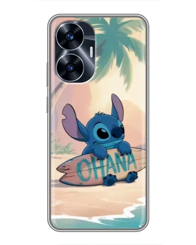 Чехол для Realme C55 с картинкой «Стич на серфе» Чехол для Realme C55 с картинкой «Стич на серфе»