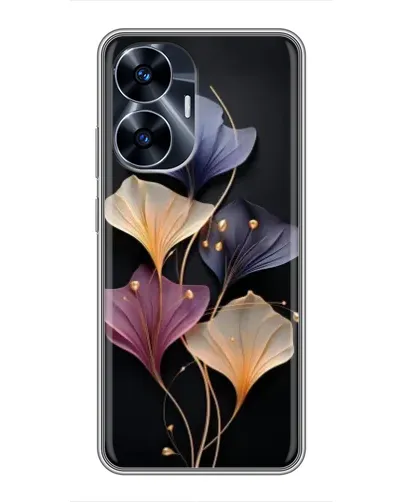 Чехол для Realme C55 с картинкой «Лиловые цветы грации»