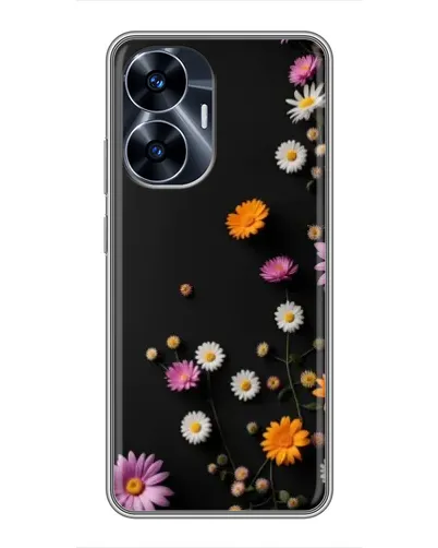 Чехол для Realme C55 с картинкой «Цветочная композиция»