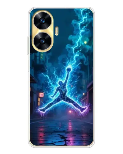 Чехол для Realme C56 с картинкой «Jordan Gold Jumpman» Чехол для Realme C56 с картинкой «Jordan Gold Jumpman»
