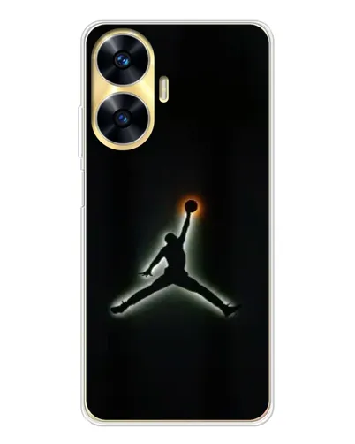Чехол для Realme C56 с картинкой «Jordan Gradient Logo» Чехол для Realme C56 с картинкой «Jordan Gradient Logo»