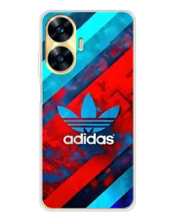 Чехол для Realme C56 с картинкой «Абстракция Adidas»