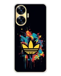 Чехол для Realme C56 с картинкой «Adidas Splash»