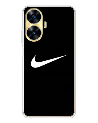 Чехол для Realme C56 с картинкой «Минималистический Найк» Чехол для Realme C56 с картинкой «Минималистический Найк»