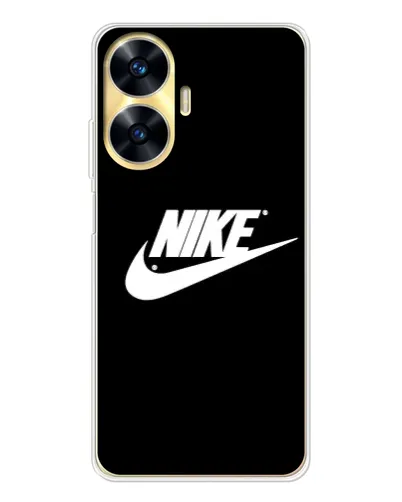Чехол для Realme C56 с картинкой «Мазки краски Nike» Чехол для Realme C56 с картинкой «Мазки краски Nike»