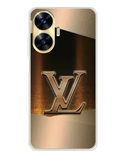 Чехол для Realme C56 с картинкой «LV — золотое сияние» Чехол для Realme C56 с картинкой «LV — золотое сияние»