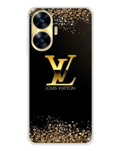 Чехол для Realme C56 с картинкой «LV — золотые искры» Чехол для Realme C56 с картинкой «LV — золотые искры»
