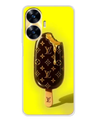 Чехол для Realme C56 с картинкой «Мороженое от LV» Чехол для Realme C56 с картинкой «Мороженое от LV»
