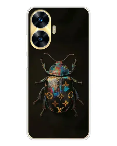 Чехол для Realme C56 с картинкой «LV — мраморный принт» Чехол для Realme C56 с картинкой «LV — мраморный принт»