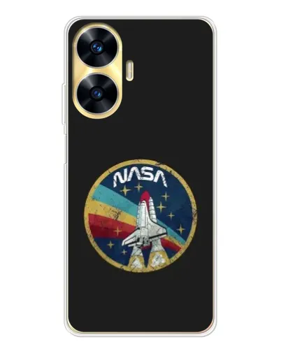 Чехол для Realme C56 с картинкой «NASA — эмблема миссии» Чехол для Realme C56 с картинкой «NASA — эмблема миссии»